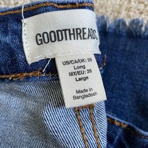 Womens Goodthreads Size 27 Long jeans